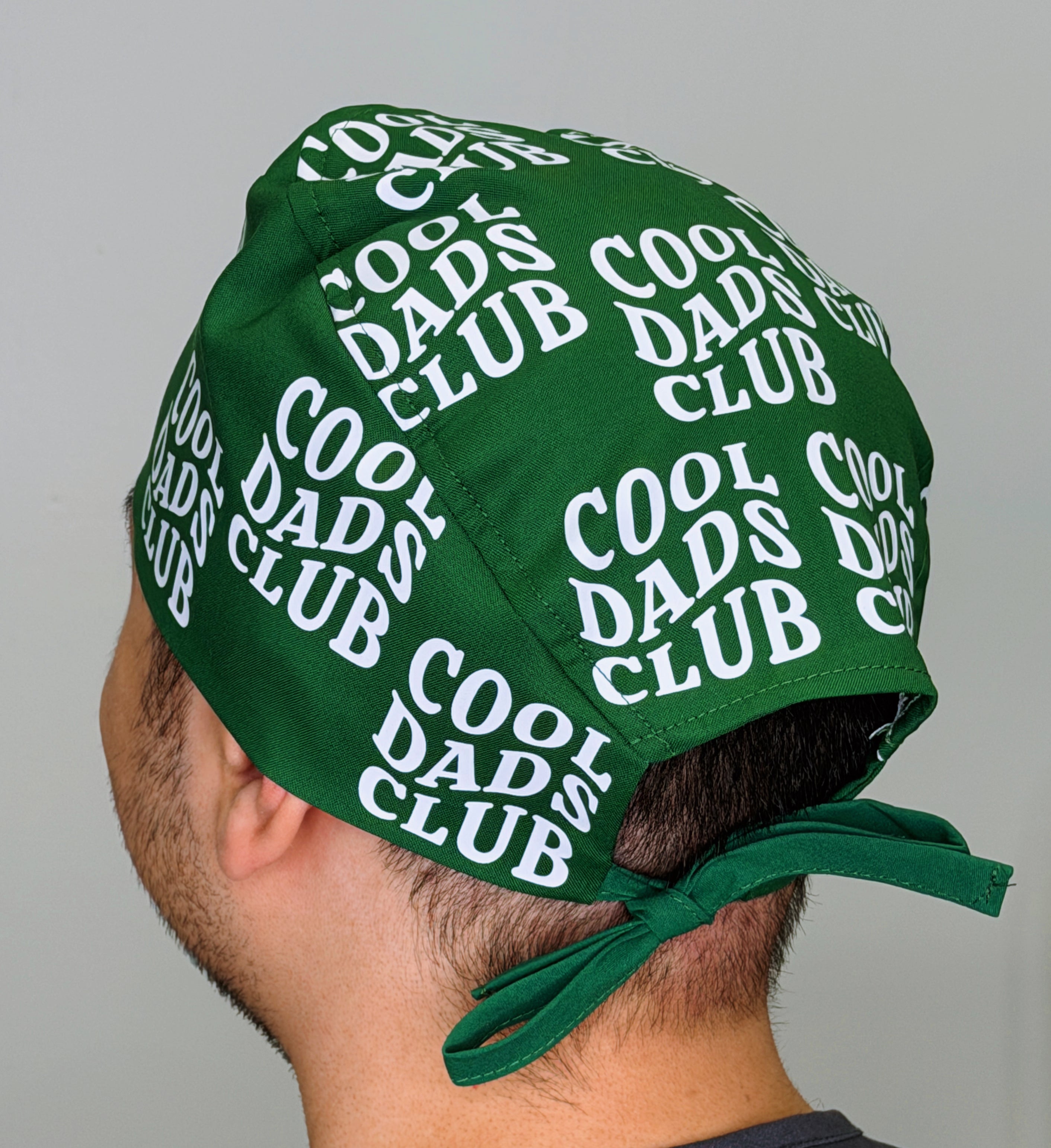Cool Dads Club Father's Day Custom Solid Color Unisex Scrub Cap