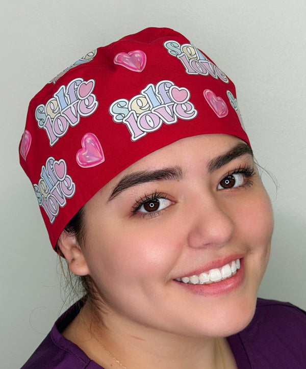 Self Love Custom Solid Color Unisex Scrub Cap