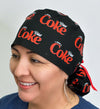 I Need A Diet Coke Ponytail Scrub Cap Custom Solid Color Ponytail