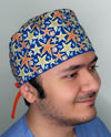 Star Fish Ocean Life Themed Funny Custom Solid Color Unisex Scrub Cap