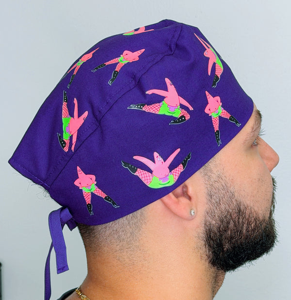 Funny Dancer Patrick Custom Solid Color Unisex Scrub Cap