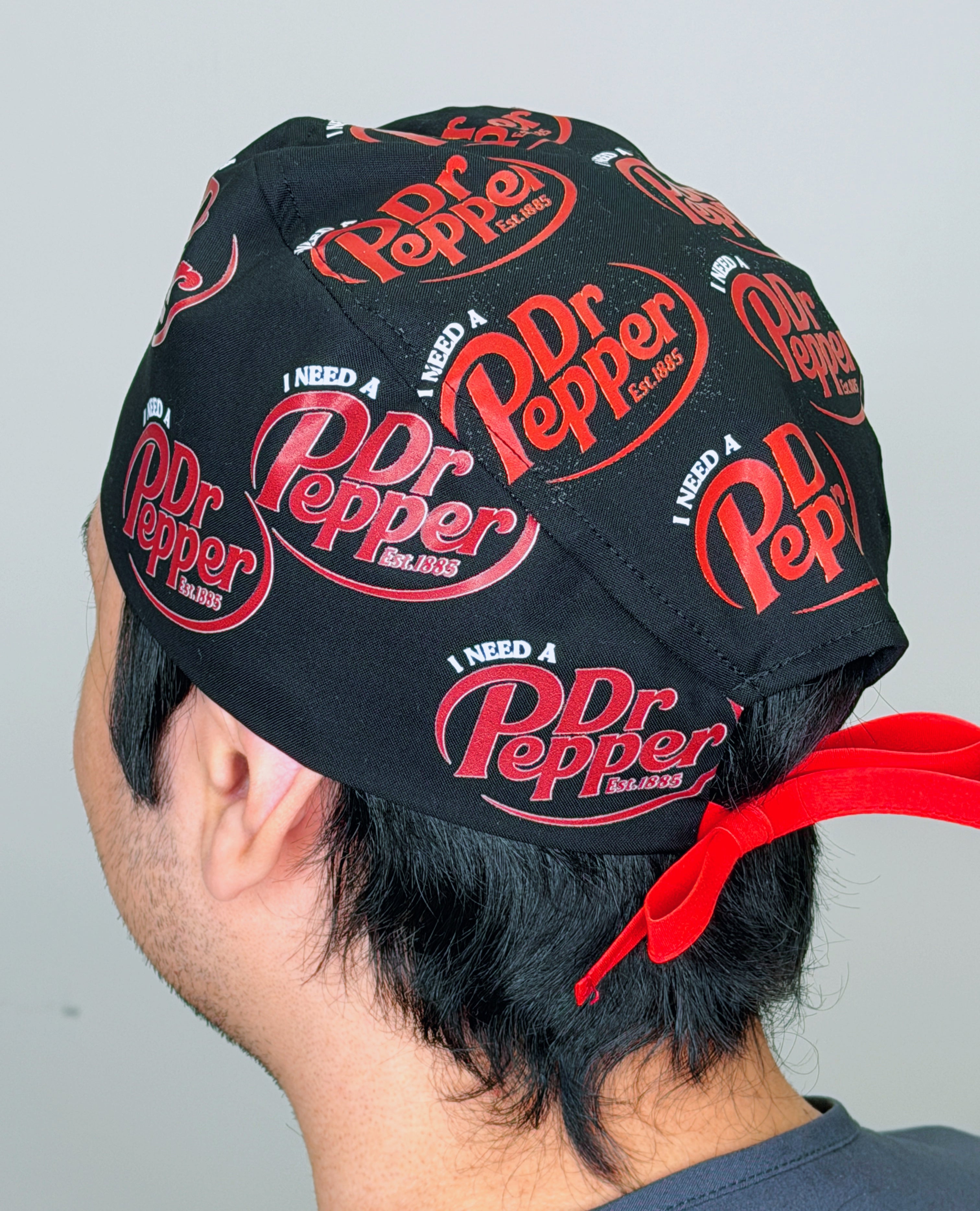 I Need A Dr Pepper Custom Solid Color Unisex Scrub Cap