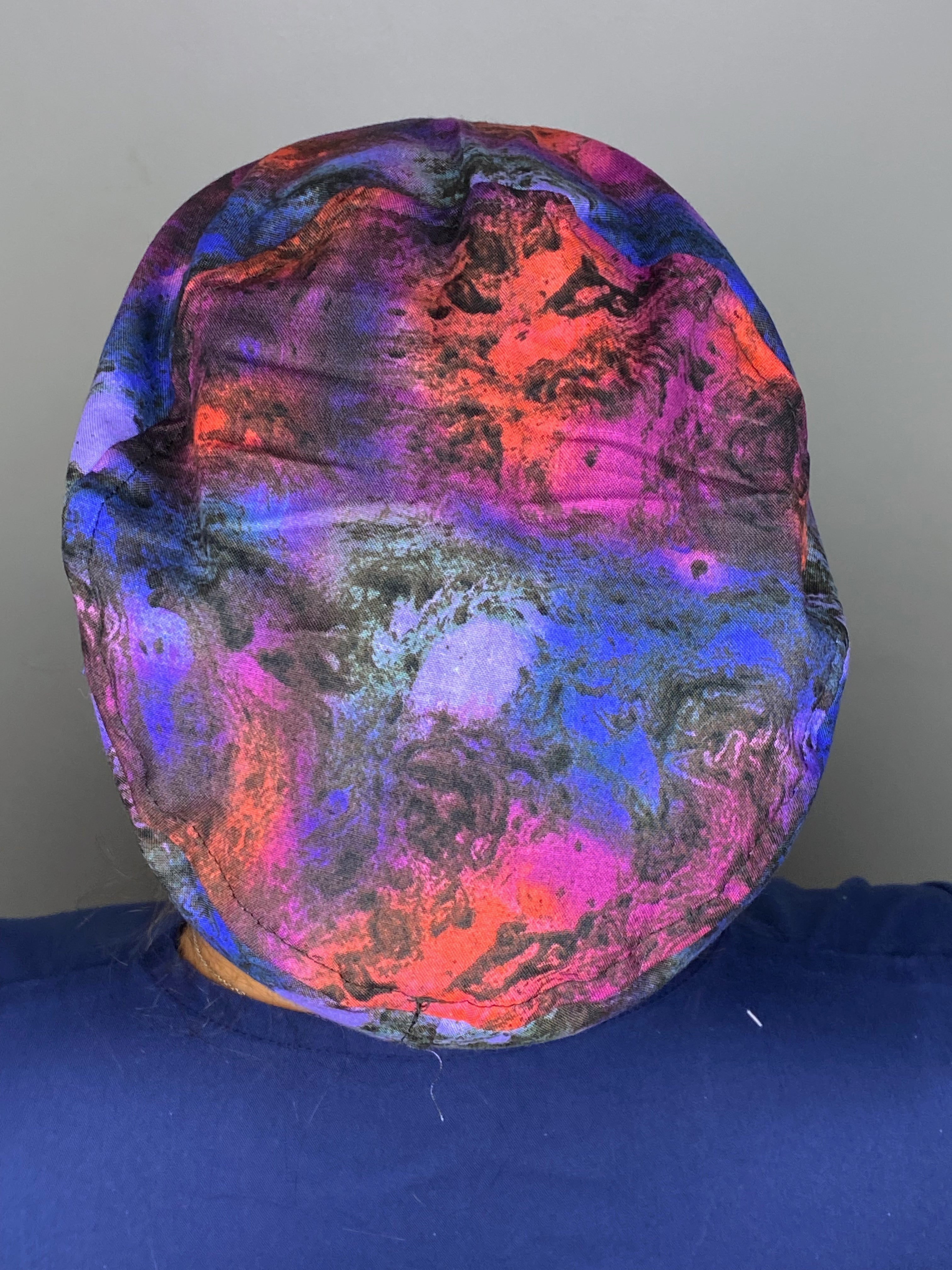 Purple Blue & Red Tie Dye Design Fancy Euro