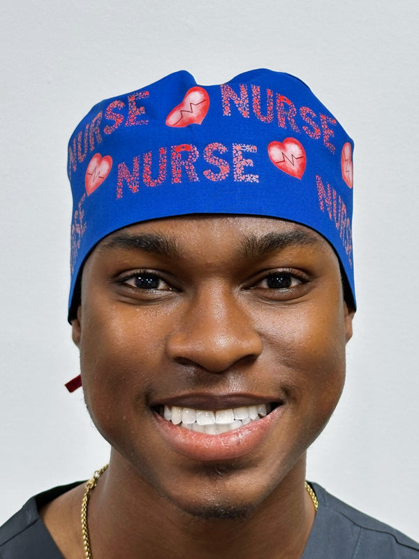 Nurse Theme Custom Solid Color Unisex Scrub Cap