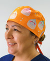Popular Dumplings Custom Solid Color Unisex Scrub Cap