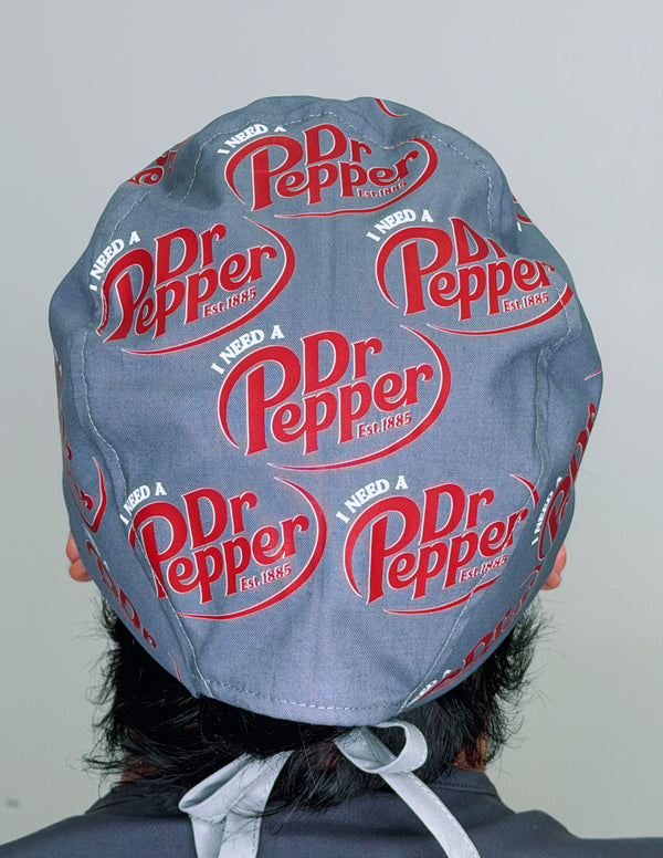 I Need A Dr Pepper Custom Solid Color Unisex Scrub Cap