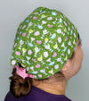 Pickleball Martini Themed Custom Solid Color Unisex Scrub Cap