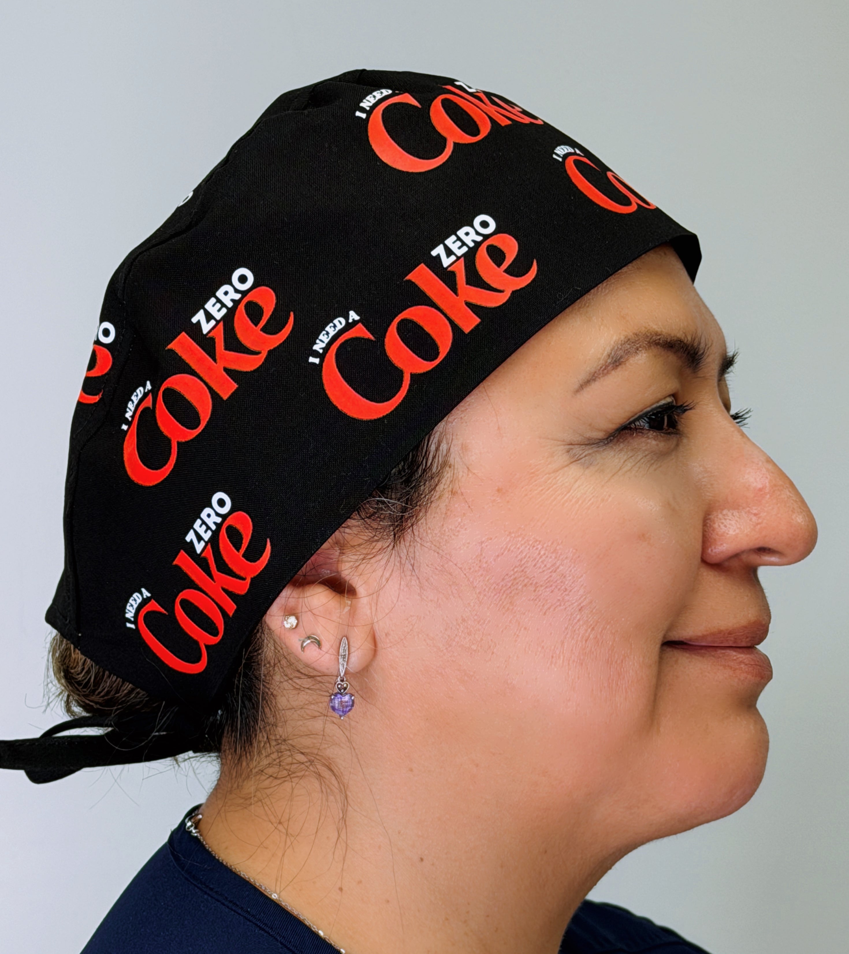 I Need A Coke Zero Custom Solid Color Unisex Scrub Cap