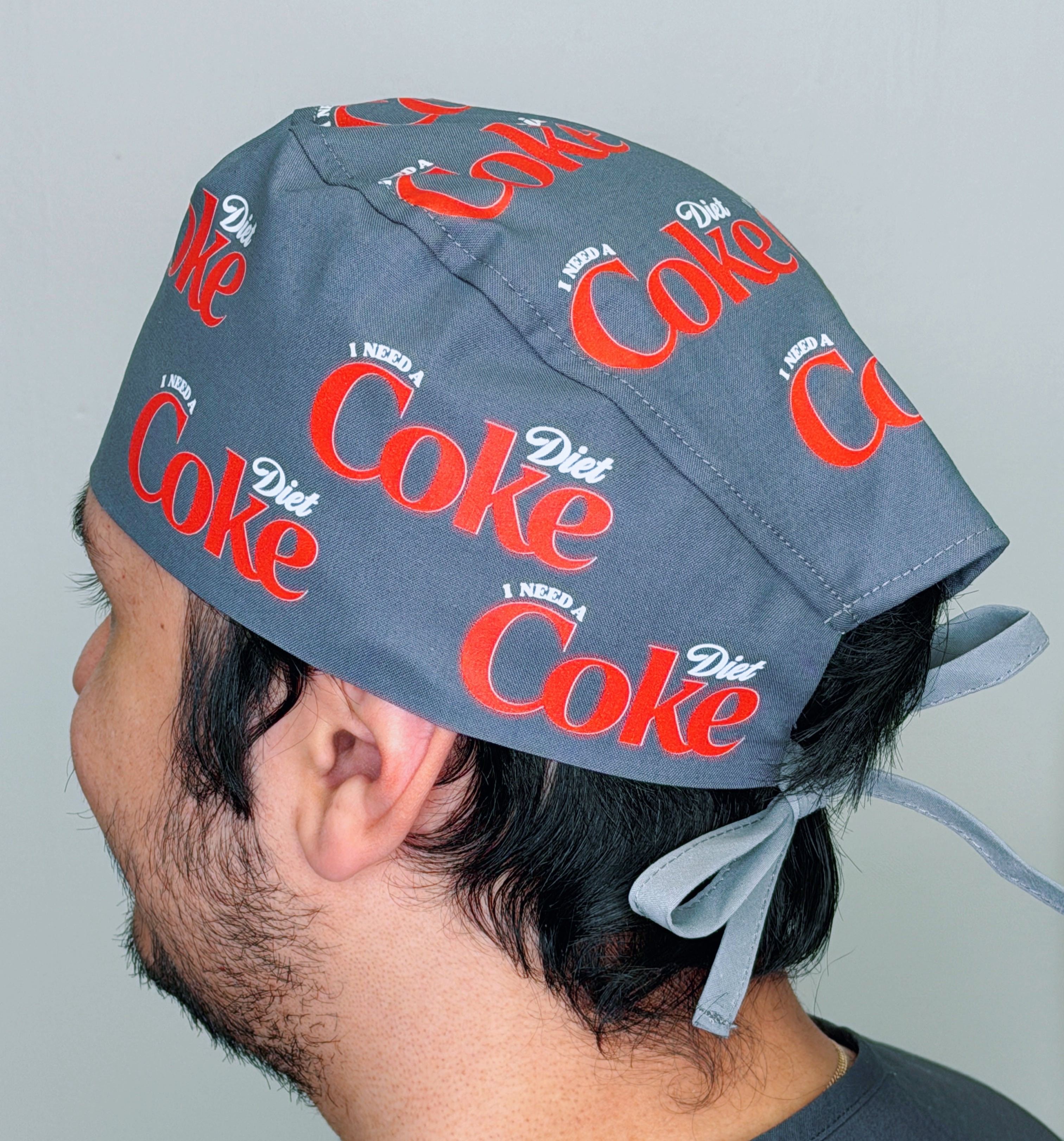 I Need A Diet Coke Custom Solid Color Unisex Scrub Cap