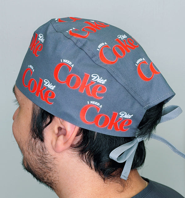 I Need A Diet Coke Custom Solid Color Unisex Scrub Cap