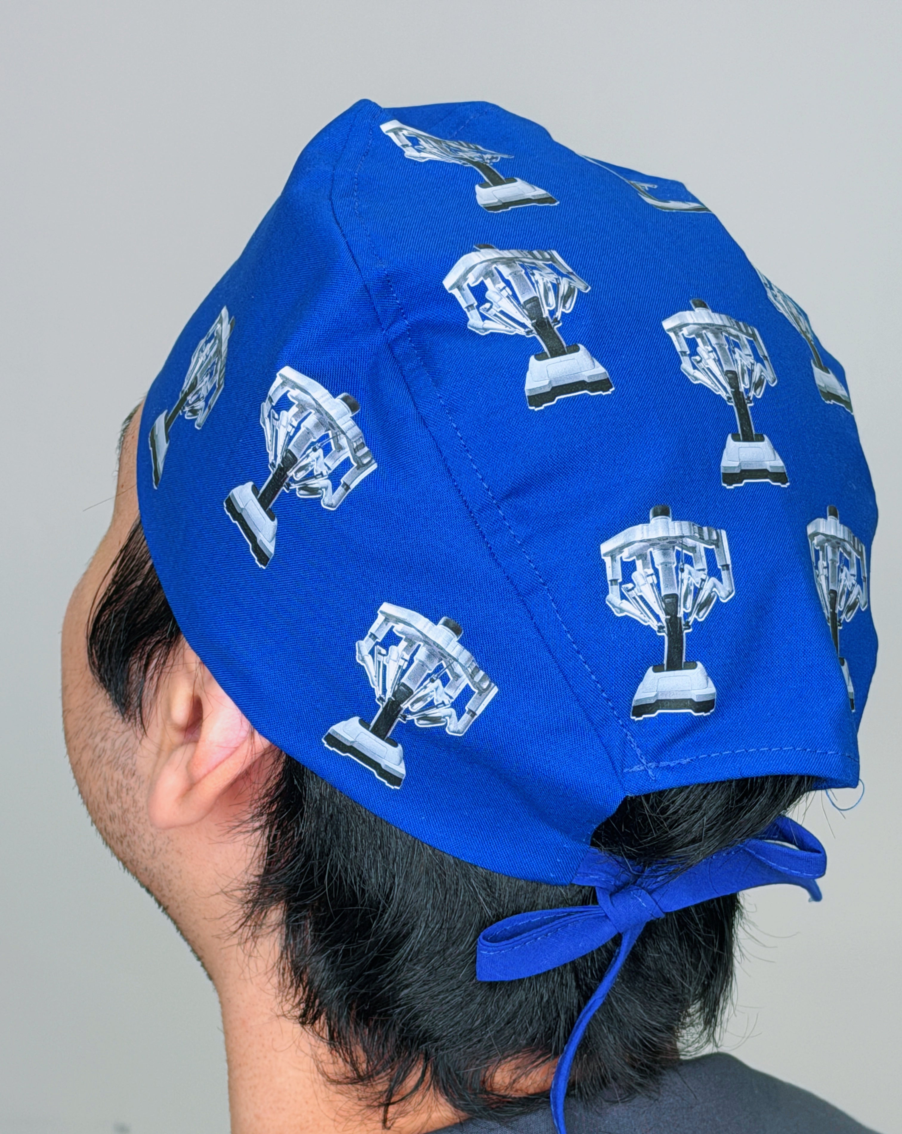 Robotic Surgery themed Custom Solid Color Unisex Scrub Cap