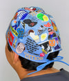 Office Popular TV Show Series Custom Solid Color Unisex Scrub Cap