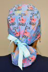 Patrick Funny No I'm Patrick with Flowers Custom Solid Color Ponytail