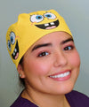 Spongebob Custom Solid Color Unisex Scrub Cap