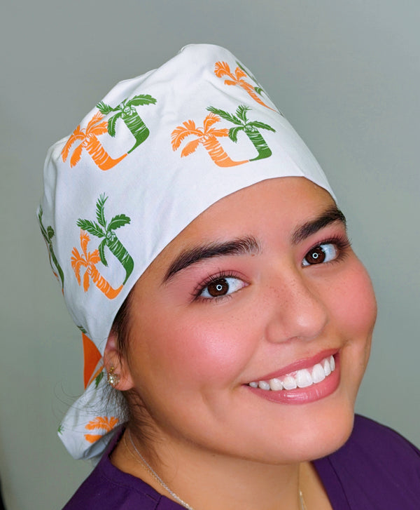 Coral Gables Miami School Custom Solid Color Ponytail