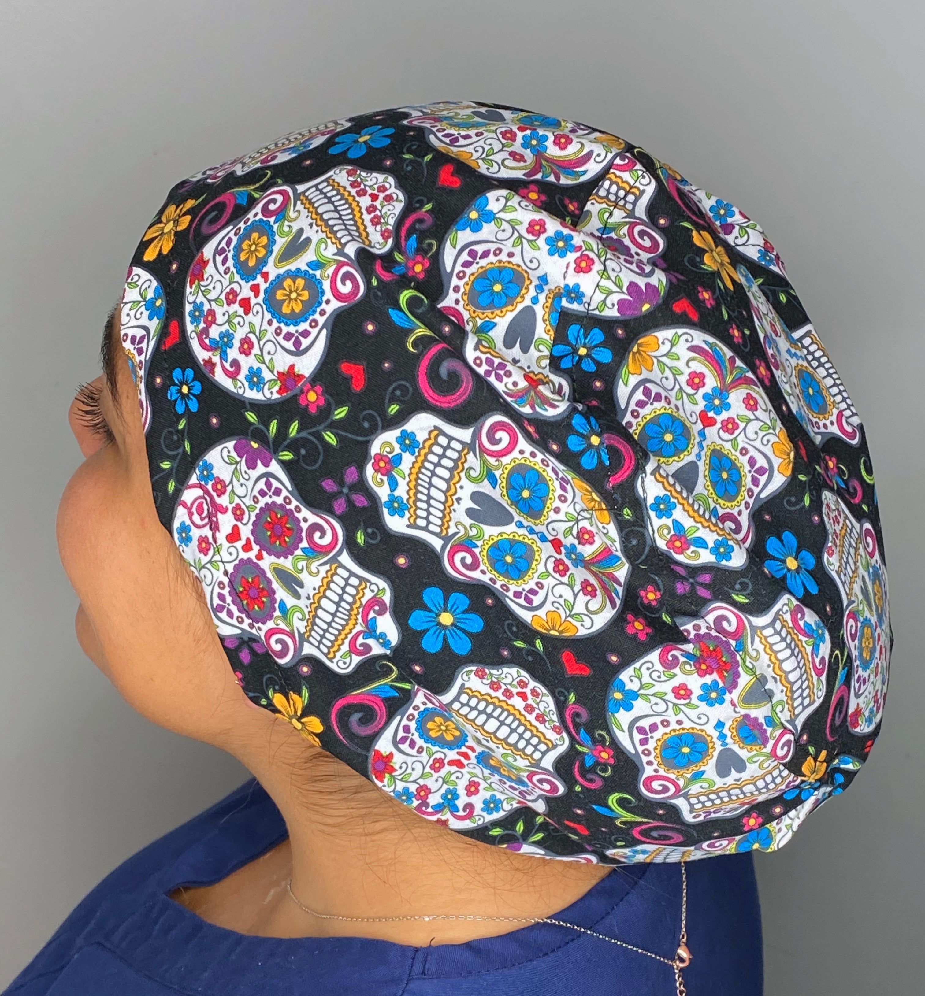 Sugar Skulls Halloween Dia de Los Muertos Holiday Themed Euro