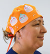 Popular Dumplings Custom Solid Color Unisex Scrub Cap