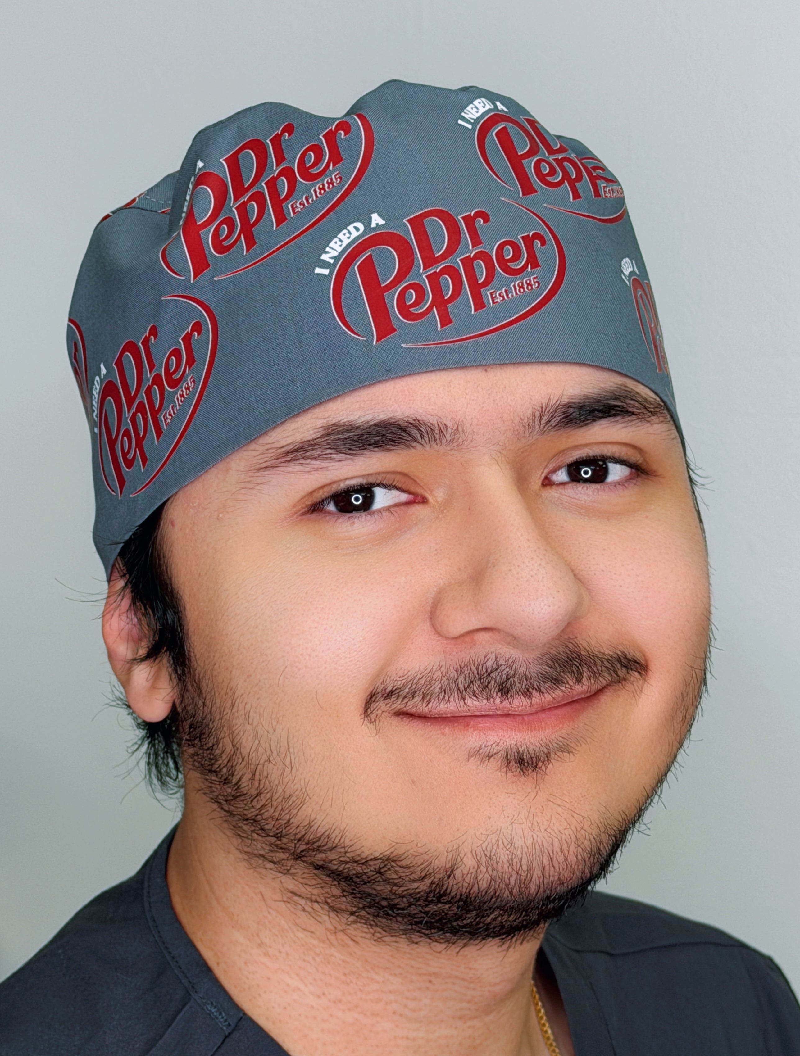 I Need A Dr Pepper Custom Solid Color Unisex Scrub Cap