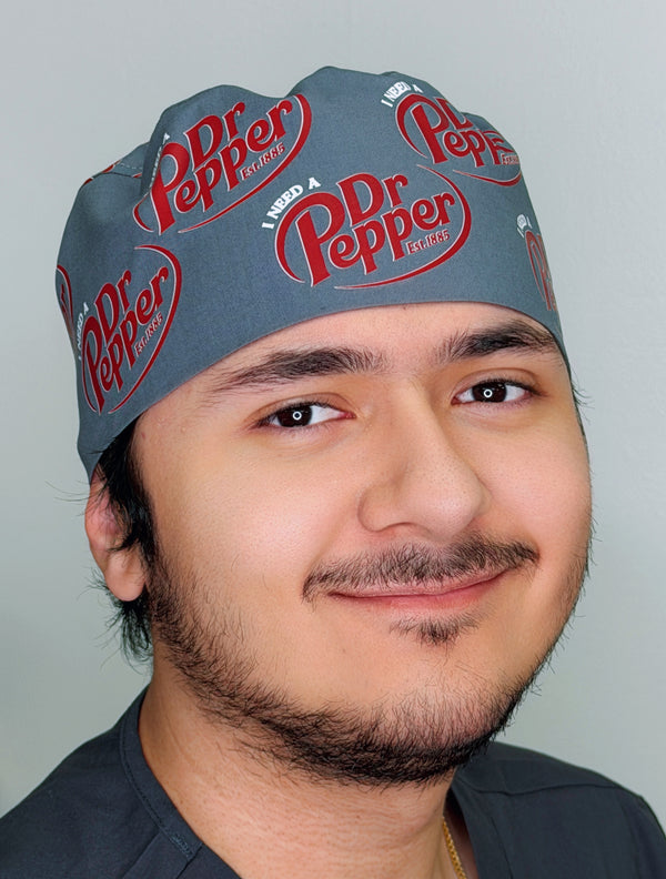 I Need A Dr Pepper Custom Solid Color Unisex Scrub Cap