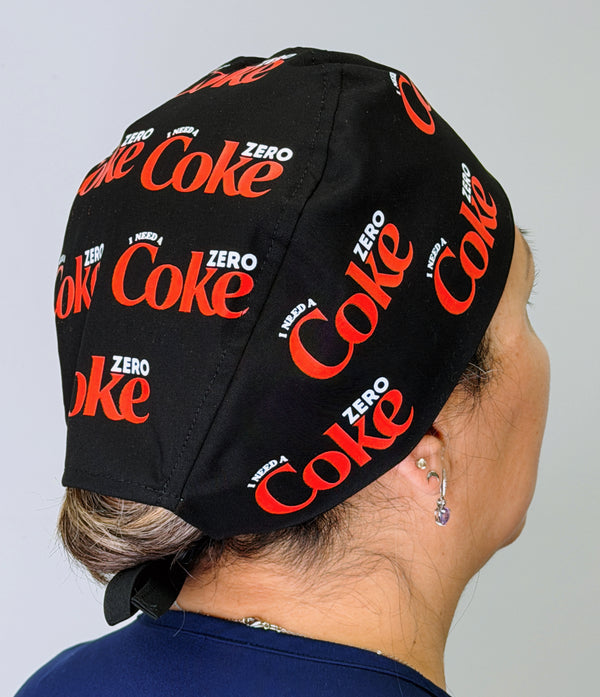 I Need A Coke Zero Custom Solid Color Unisex Scrub Cap