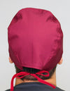 Solid Color "Garnet" Unisex Scrub Cap