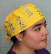 Lift Heavy Abuse Caffeine Funny Gym Custom Solid Color Unisex Scrub Cap