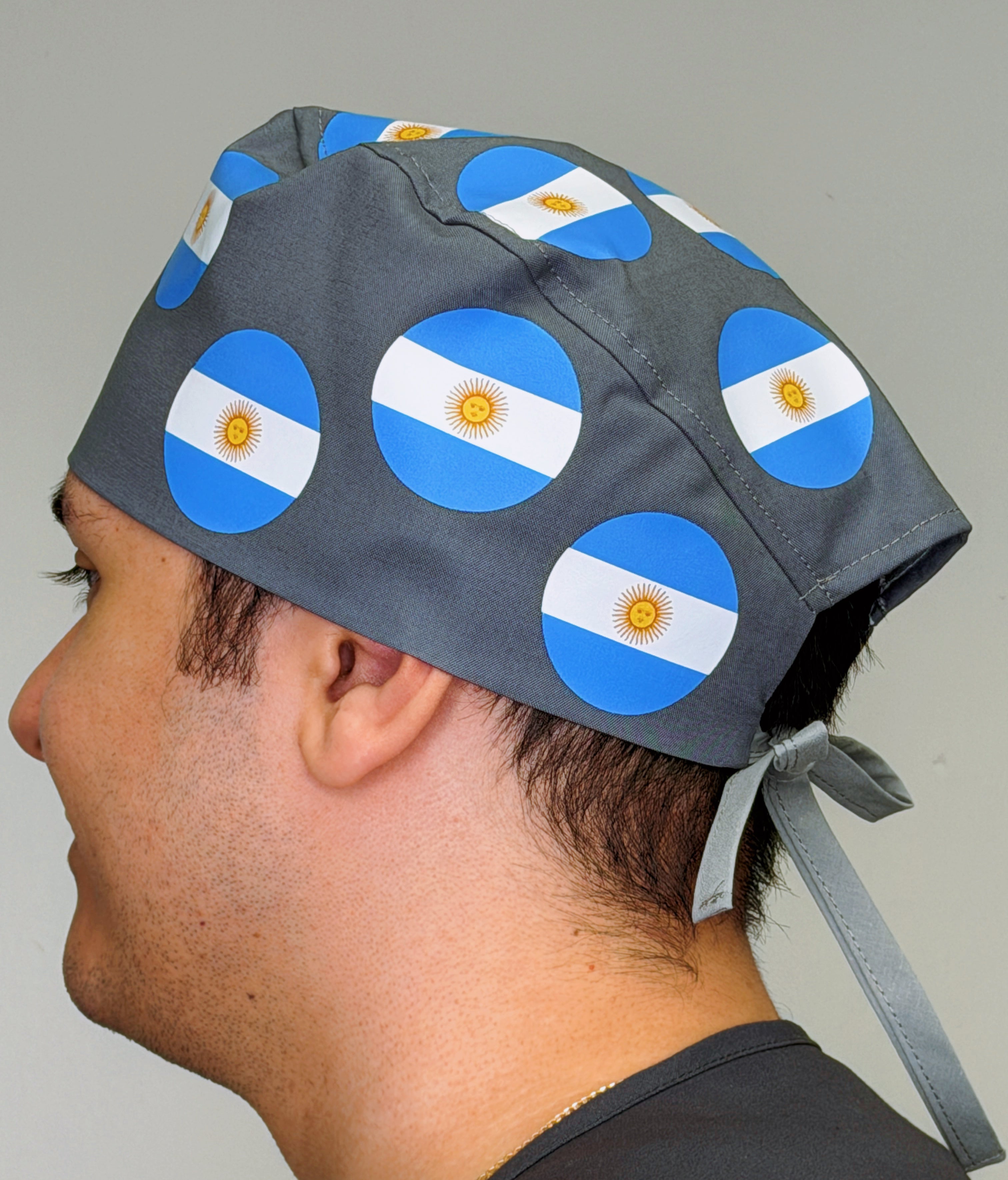 Argentina Custom Solid Color Unisex Scrub Cap