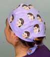 Funny Crying Kim Custom Solid Color Unisex Scrub Cap