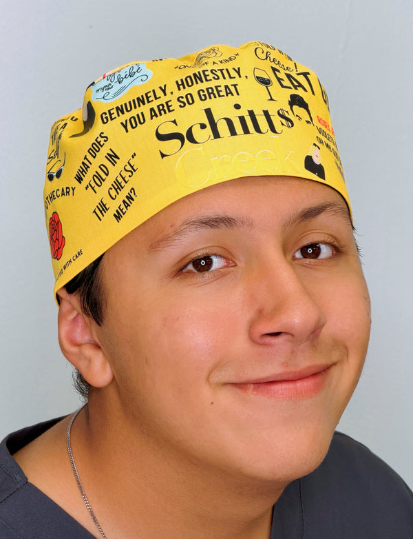 Creek Popular TV Show Series Custom Solid Color Unisex Scrub Cap