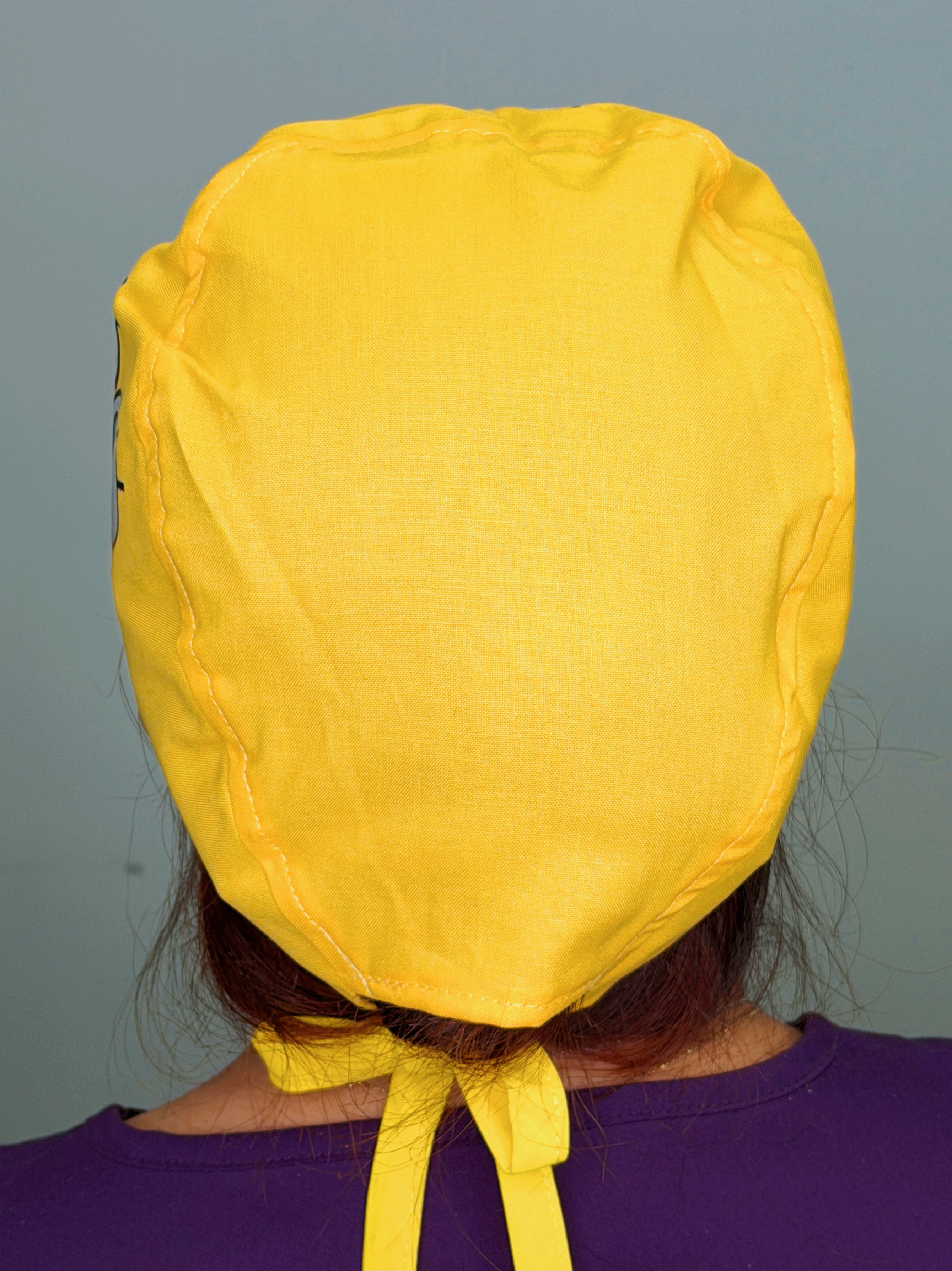 Spongebob Custom Solid Color Unisex Scrub Cap