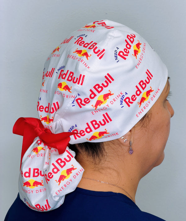 I Need A RedBull Custom Solid Color Ponytail