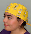 Lift Heavy Abuse Caffeine Funny Gym Custom Solid Color Unisex Scrub Cap