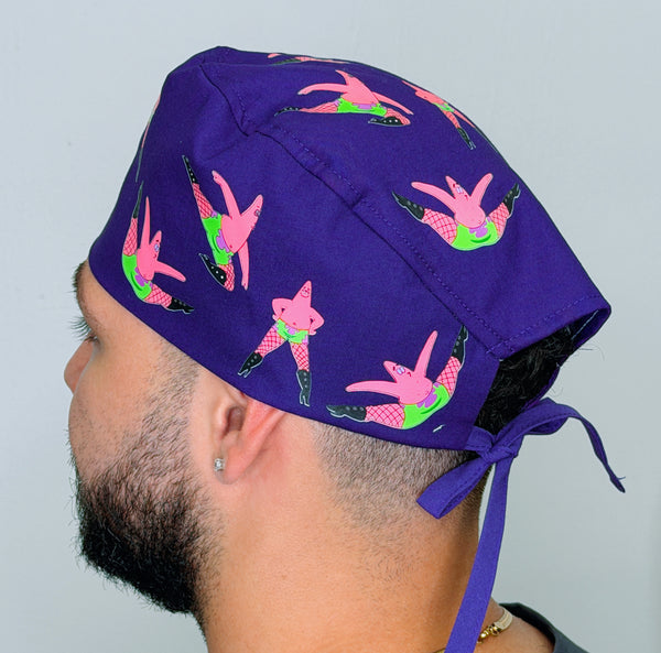 Funny Dancer Patrick Custom Solid Color Unisex Scrub Cap