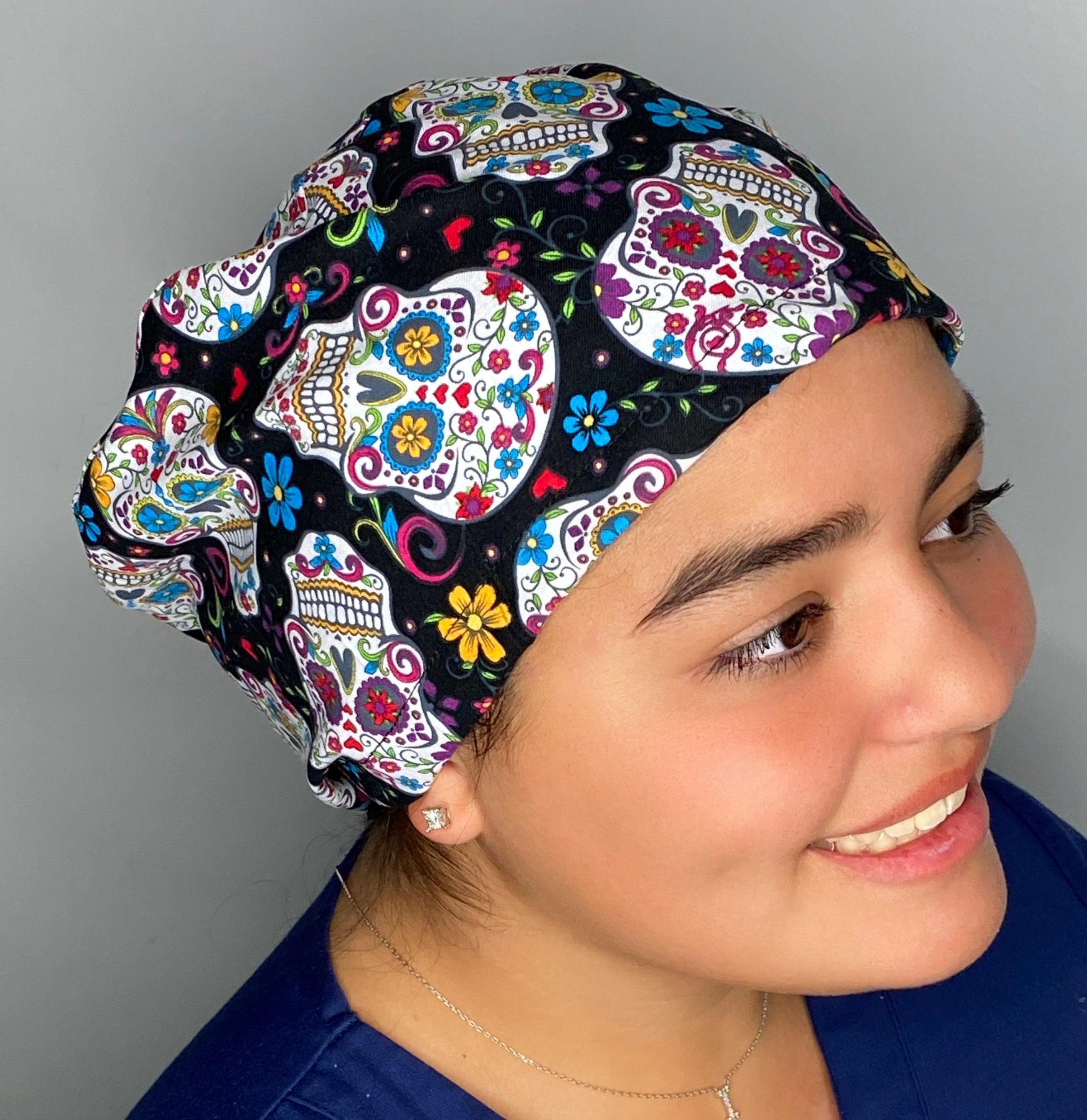 Sugar Skulls Halloween Dia de Los Muertos Holiday Themed Euro