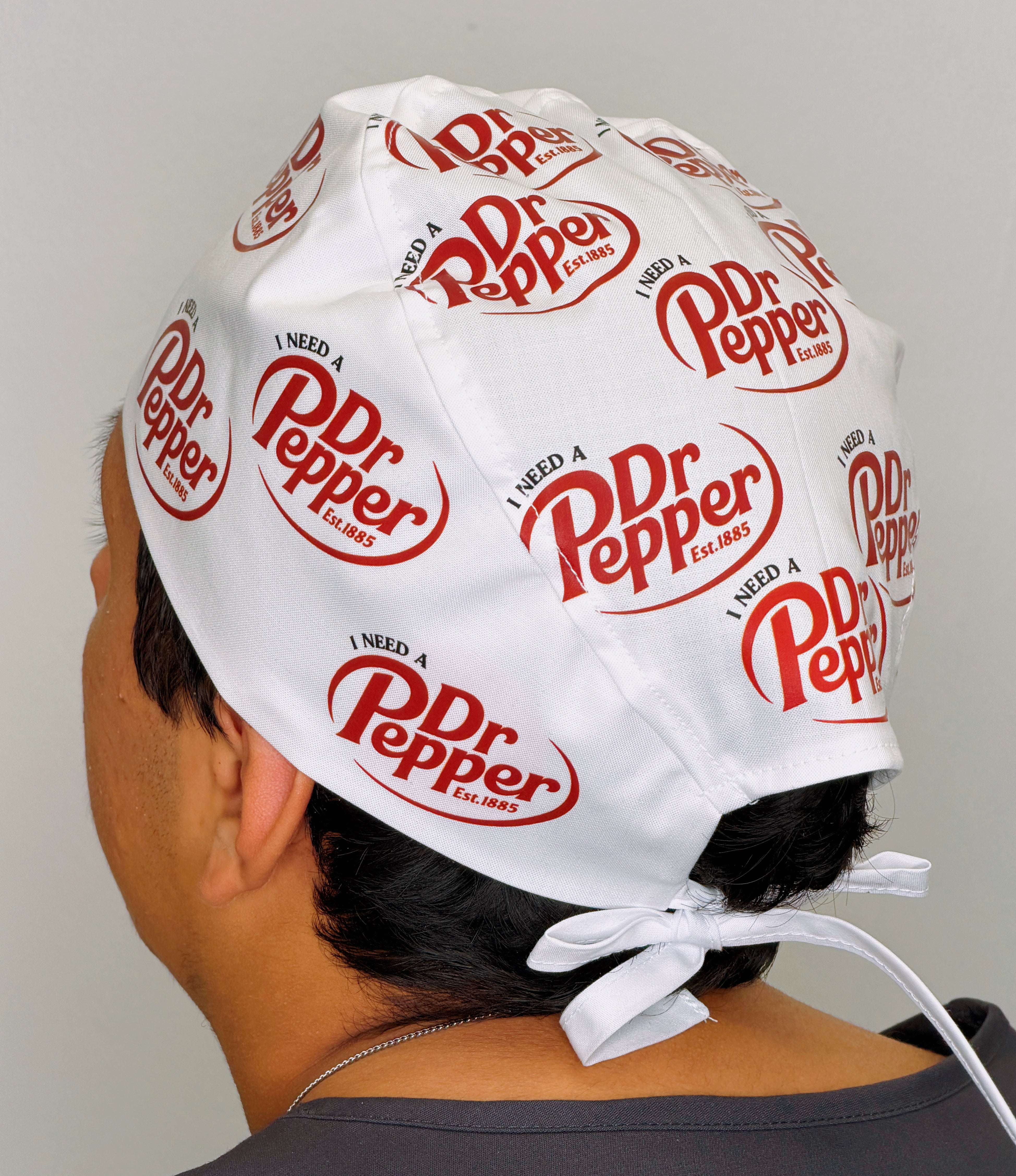 I Need A Dr Pepper Custom Solid Color Unisex Scrub Cap