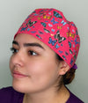 Butterflies Solid Color Unisex Scrub Cap