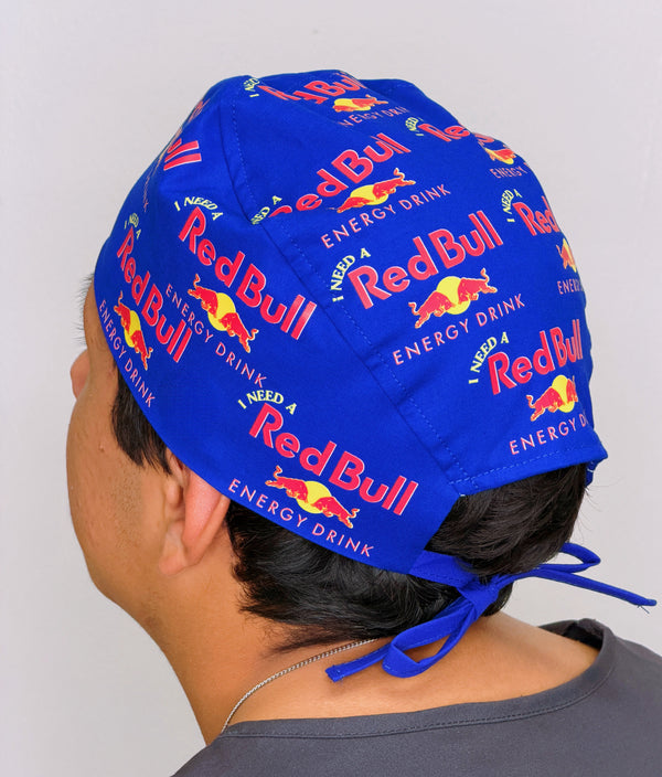 I Need A RedBull Custom Solid Color Unisex Scrub Cap