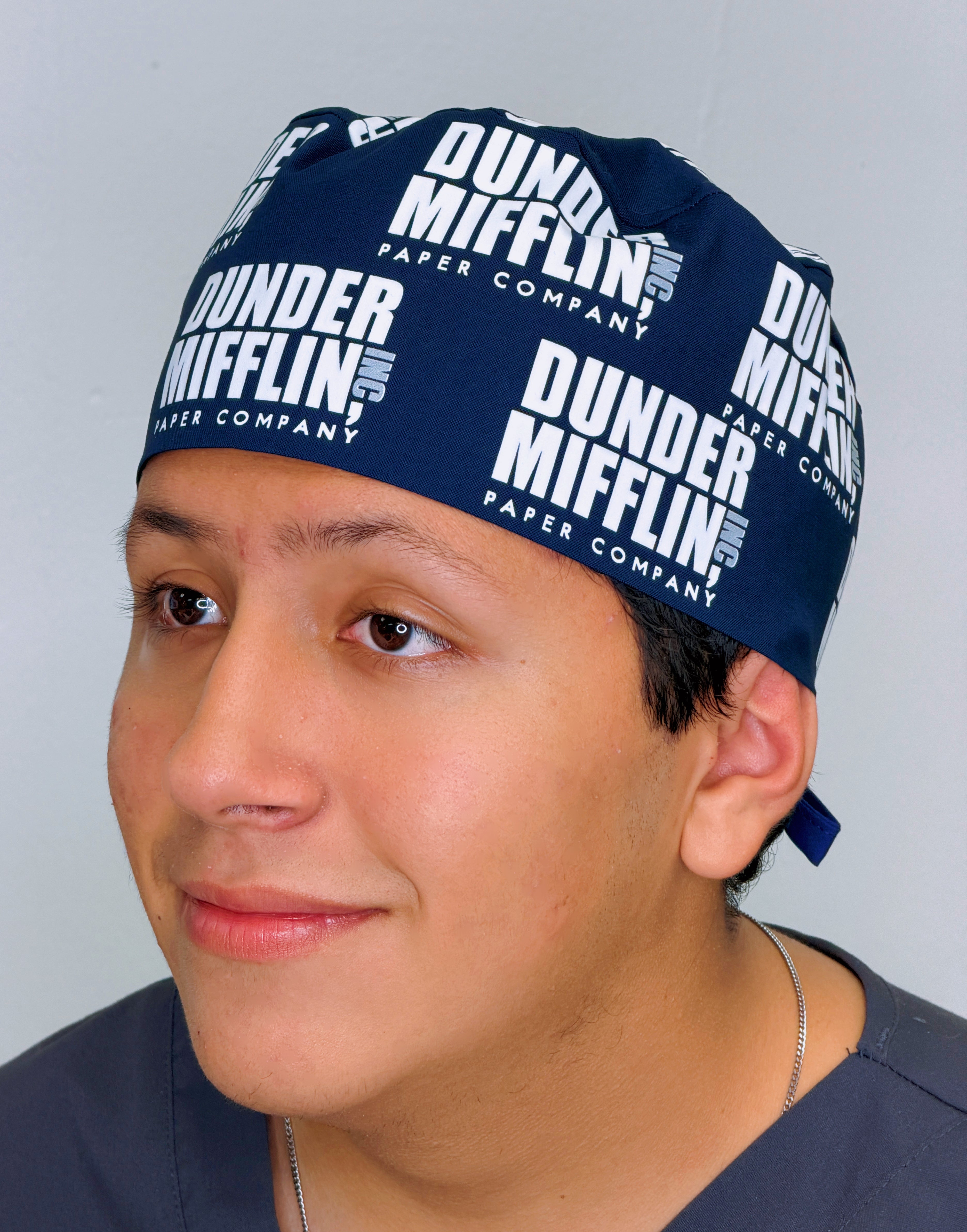 Office Popular TV Show Series Custom Solid Color Unisex Scrub Cap