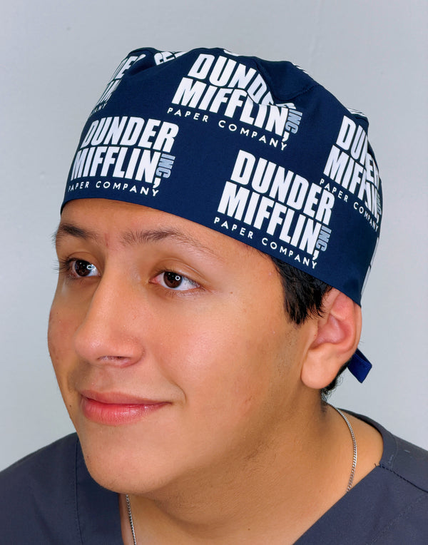 Office Popular TV Show Series Custom Solid Color Unisex Scrub Cap
