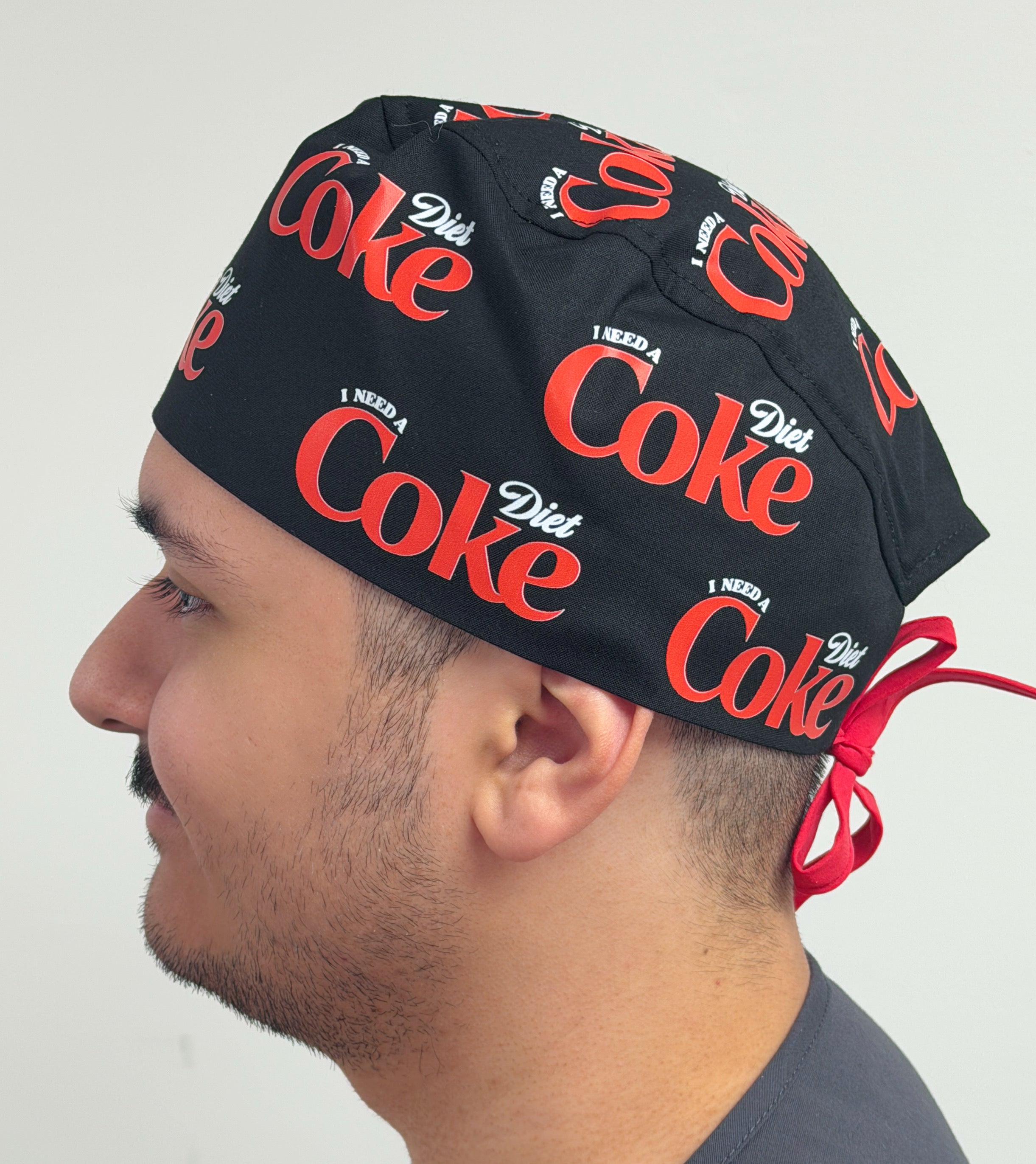 I Need A Diet Coke Custom Solid Color Unisex Scrub Cap
