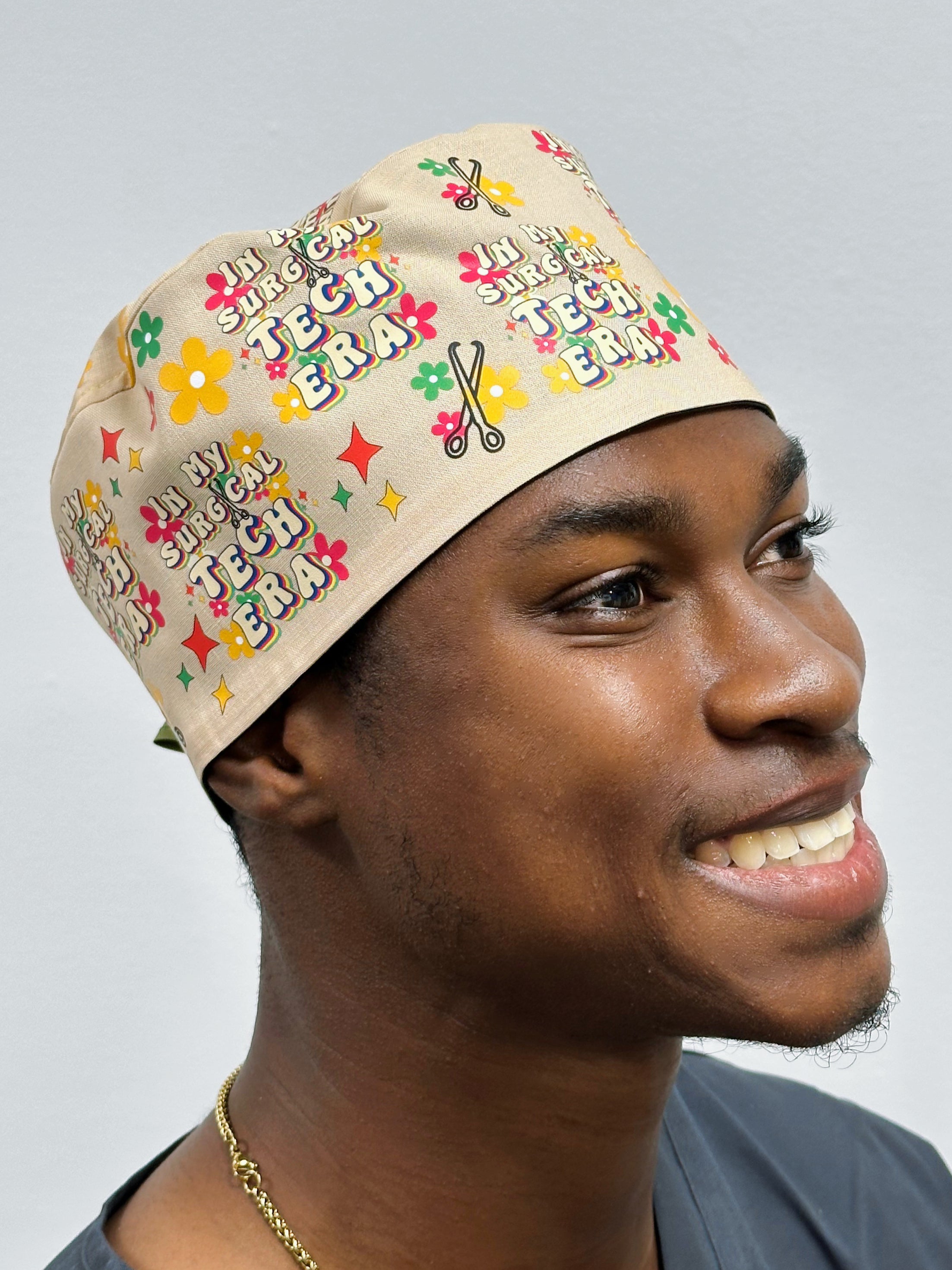 In My Surgical Tech Era Custom Solid Color Unisex Scrub Cap
