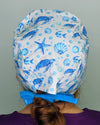 Sea Life Ocean Themed Funny Custom Solid Color Unisex Scrub Cap