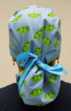 Cute Two Peas In A Pod Custom Solid Color Ponytail
