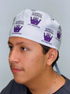 Funny Raccoon Fully Credited Slightly Unhinged Custom Solid Color Unisex Scrub Cap