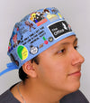 Office Popular TV Show Series Custom Solid Color Unisex Scrub Cap