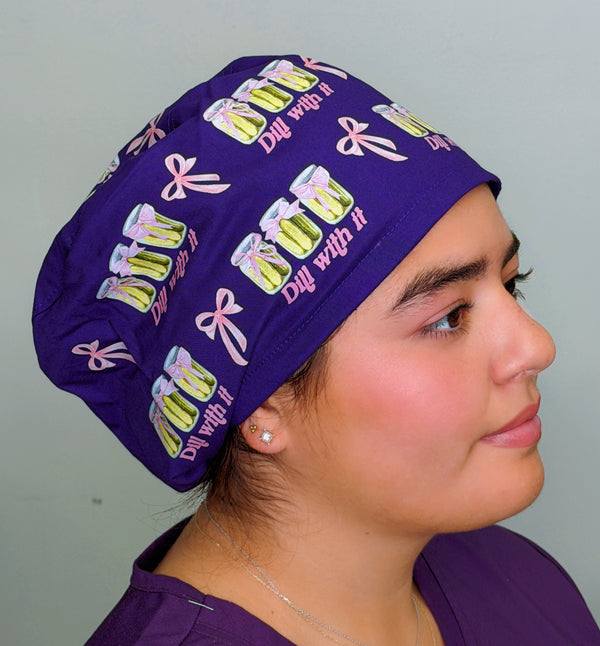 Dill With It Funny Pickle Solid Color Custom Euro