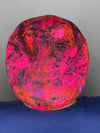 Magenta Red and Orange Tie Dye Design Fancy Euro