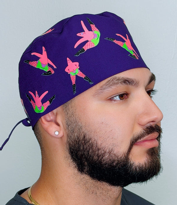 Funny Dancer Patrick Custom Solid Color Unisex Scrub Cap
