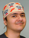 Awesome Dad Custom Solid Color Unisex Scrub Cap