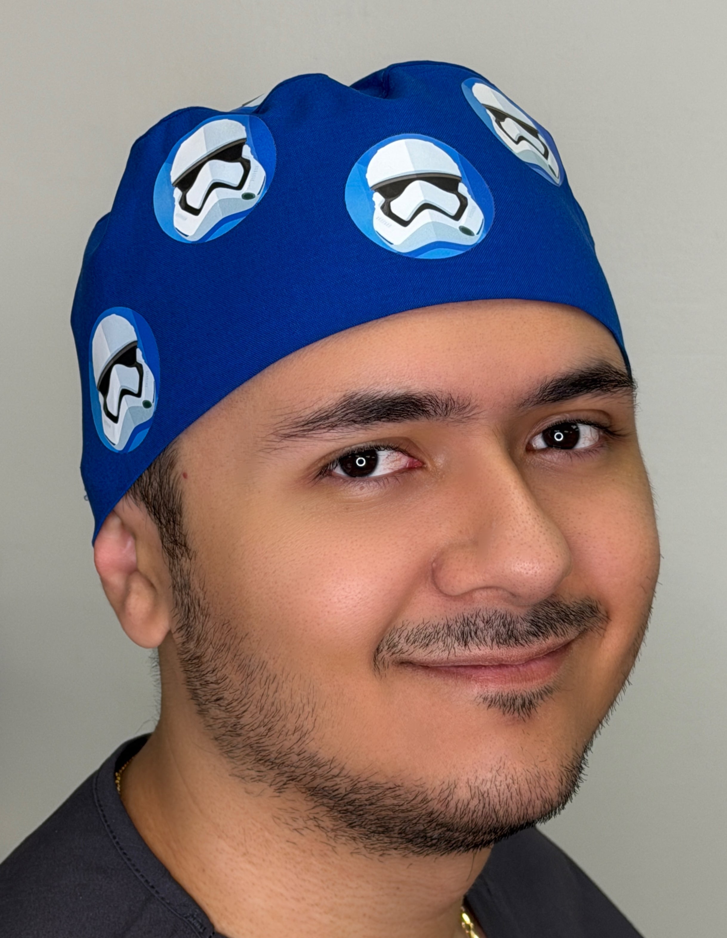 Trooper Galaxy Far Far Away Custom Solid Color Unisex Scrub Cap